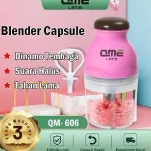 Blender Kapsul Multifungsi 450ml QME/Chopper Blender Daging Buah Sayur