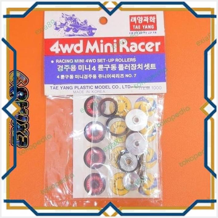 [exi] tae yang racing mini 4wd set up rollers