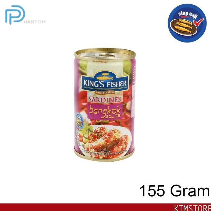 

BARU KTMSTORE KING'S FISHER SARDEN MINI RASA SAUS BANGKOK MAKANAN KALENG 155 G KINGS FISHER