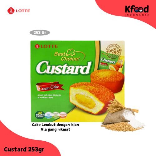 

NEW PRODUCT LOTTE - CUSTARD CREAM CAKE 276GR NATURES TOUCH.