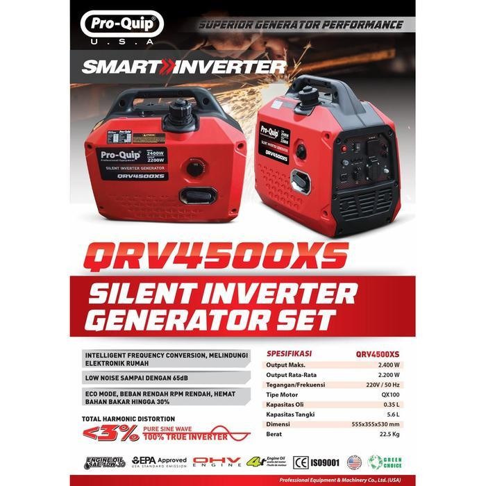 Genset Proquip Qrv 4000 Is Genset Silent Proquip Original Dan Terpercaya