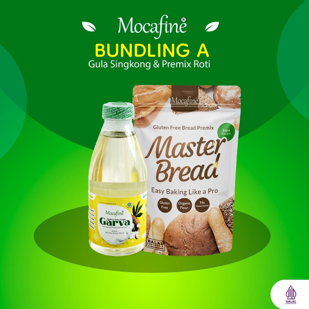 

NEW PRODUCT BUNDLING SEHAT A (1 PCS MASTER BREAD FLOUR + 1 GULA SINGKONG GARVA ) NATURES TOUCH.