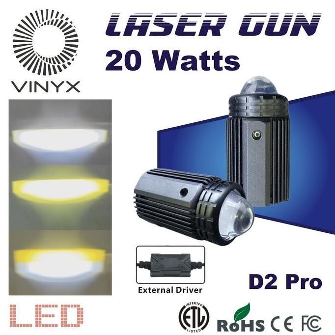 Lampu Sorot Laser LED VINYX D2 Pro 20W Motor Mobil Laser 20Watt Car