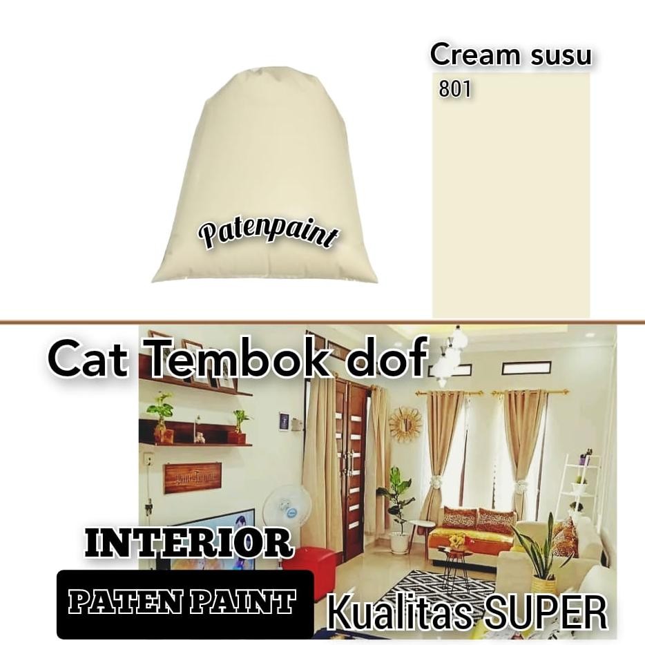 CAT TEMBOK 1 KG / CAT TEMBOK CREAM SUSU / CAT TEMBOK  CERAH / CAT TEMBOK RUMAH / CAT TEMBOK  DIN DIN