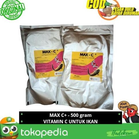 Terlaris Vitamin C Untuk Ikan - Max C+ 500 Gram