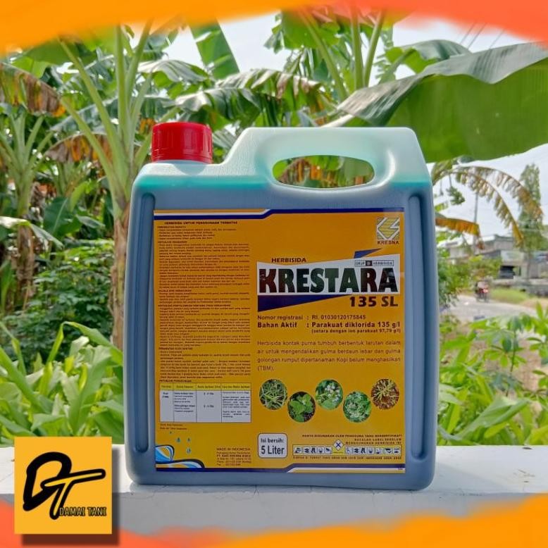 TERMURAH Obat Rumput Herbisida KRESTARA 135SL Isi 5 Liter Herbisida Kontak Siap kirim