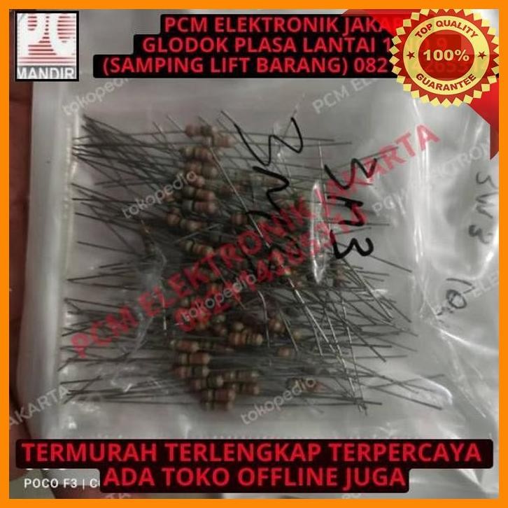 [PEP] RESISTOR 3.3M 3M3 3.3MEGA OHM 3.3 MEGA JEPANG ASLI