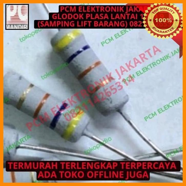 [PEP] RESISTOR 2W 2WATT 2WAT 2 W WAT WATT 47K 47KILO OHM 47 K OHM KILOOHM