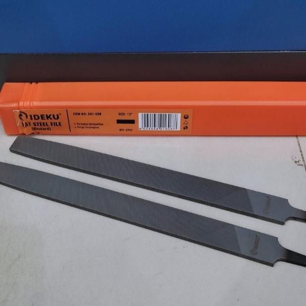 NEW kikir IDEKU 12" NEW ORIGINAL, kikir besi flat, kikir patar, kikir gepeng