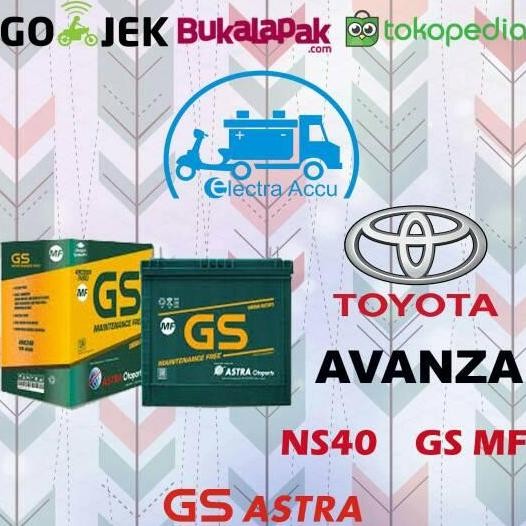 Aki Mobil Toyota Avanza Gs Astra Ns40 Aki Kering