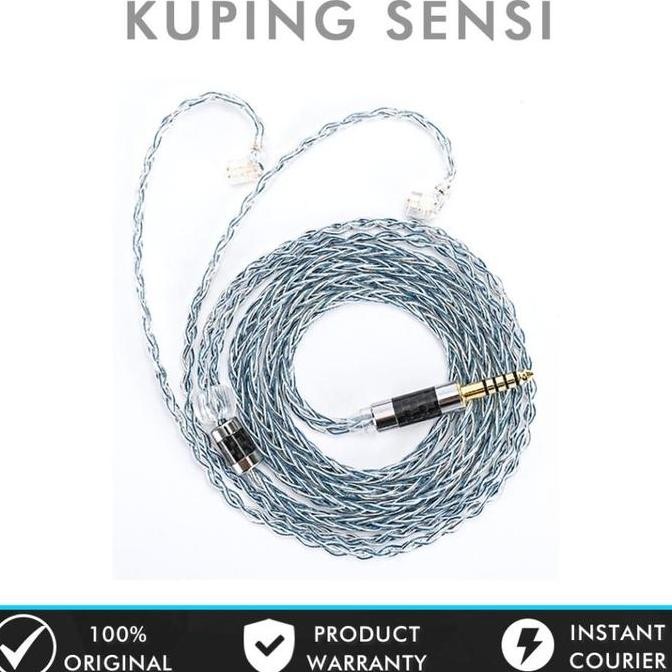 Stock In Xinhs Rainbow Blue 4.4Mm Silver Plated Copper Upgrade Cable For Iem