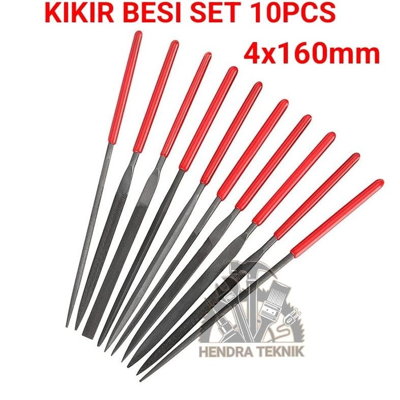 NEW KIKIR SET BESI 10PCS KIKIR BESI KECIL 4x160mm 10 PCS KIKIR KECIL PATAR