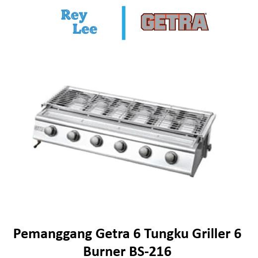 Pemanggang Getra 6 Tungku Griller 6 Burner Bs-216 Promo