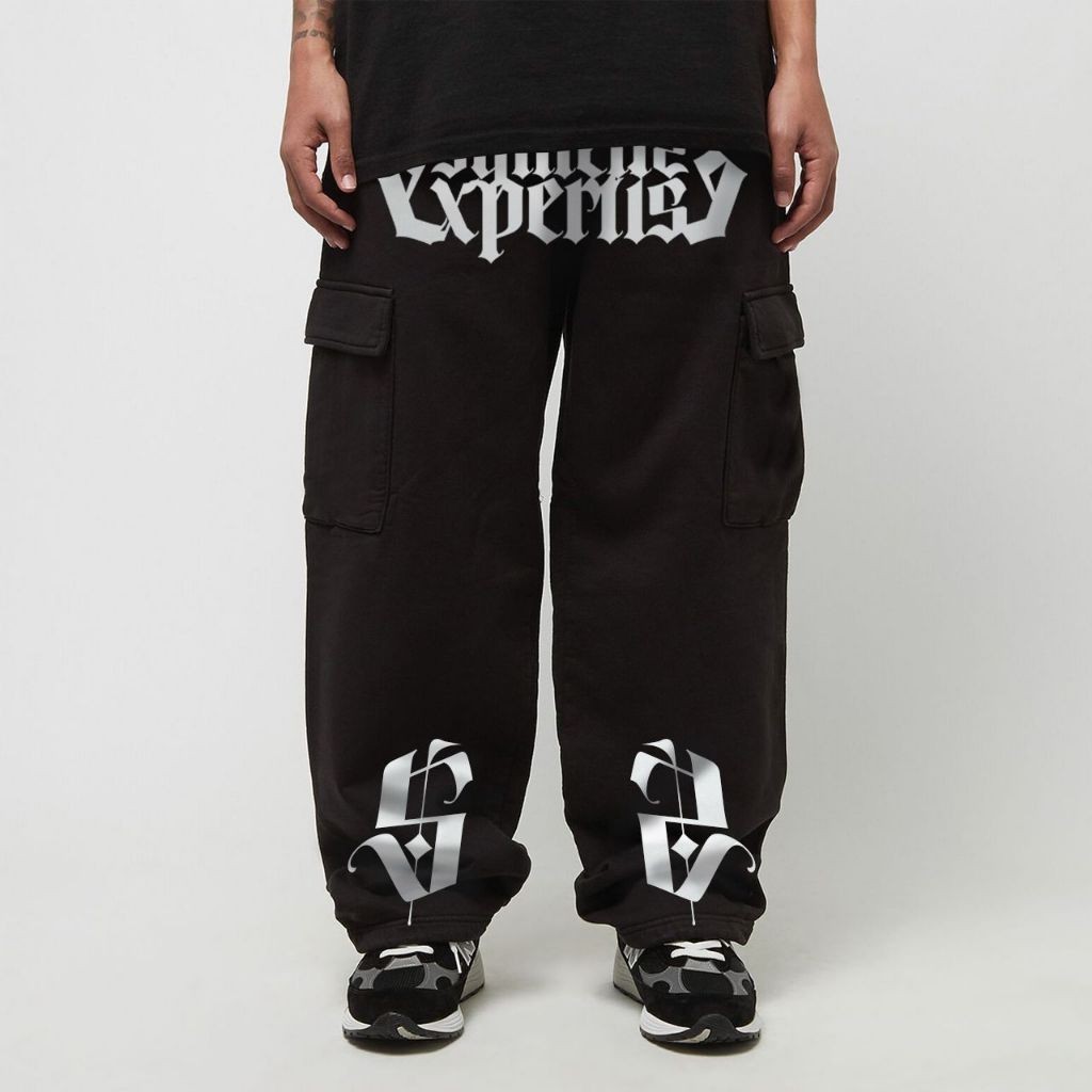 Synthesis Expertise Celana panjang Cargo Cool Letters Kargo Panjang  Bahan Fleece Cargo Fleece Long 