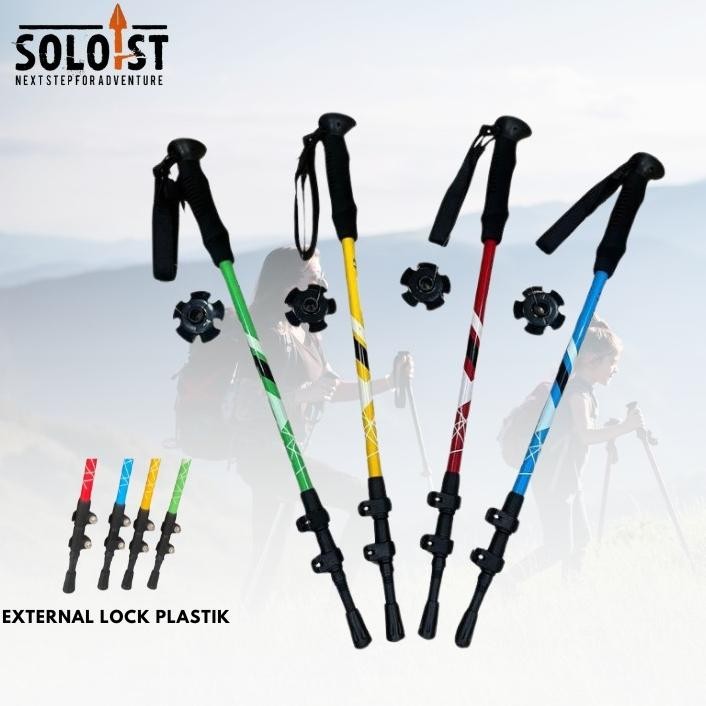 TREKKING POLE TONGKAT PENDAKI 135CM  / TONGKAT HIKING 135CM tracking pole trekking pole Haoyang | Tr