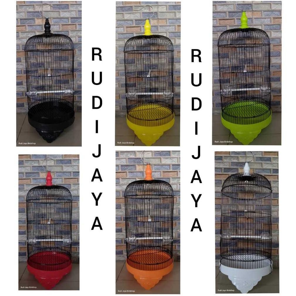 Ve29 New Sangkar Lovebird Kapsul T3 Alto Ebod Jaya Tebok Motif Bintang Warna Kandang Burung Trucuk K