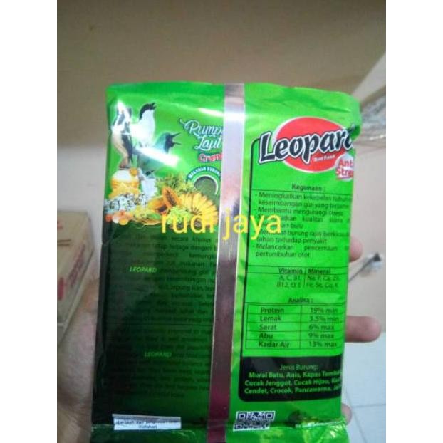 Gfd-12 Er-6 Voer Leopard Hijau Kasar Crumble Pakan Makanan Voer Burung Kecil Prenjak Ciblek Pleci Tl