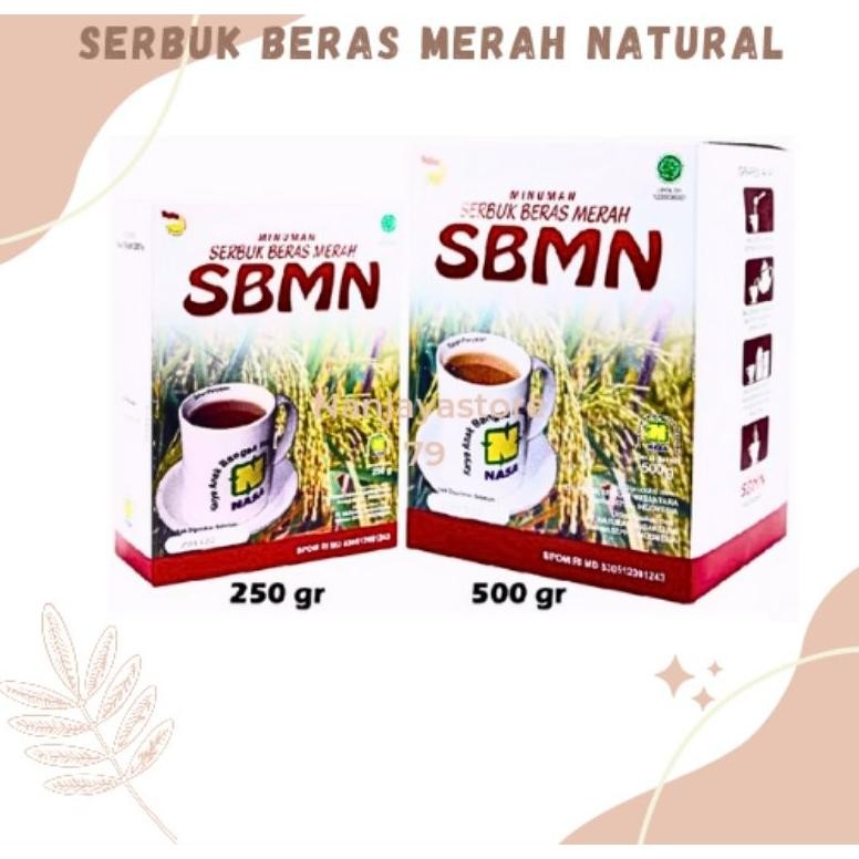 

SBMN & SBMNB Serbuk Beras Merah Natural NASA 250 Gram 500 Gram Murni Tanpa Pengawet