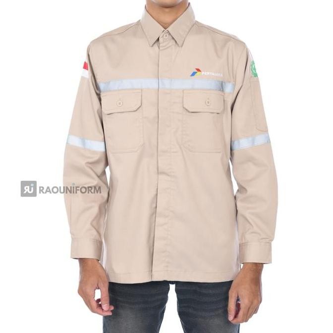 . Seragam Proyek Baju Kerja Murah Atasan Wearpack Kemeja Kantor Pabrik