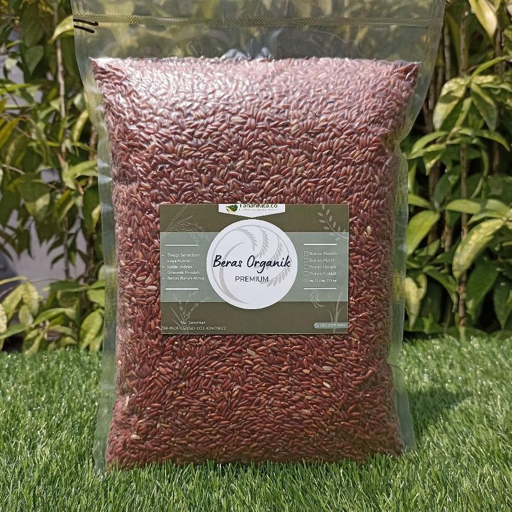 

Beras Merah Organik Premium Fresh langsung dari Petani | 1 kg vacuum
