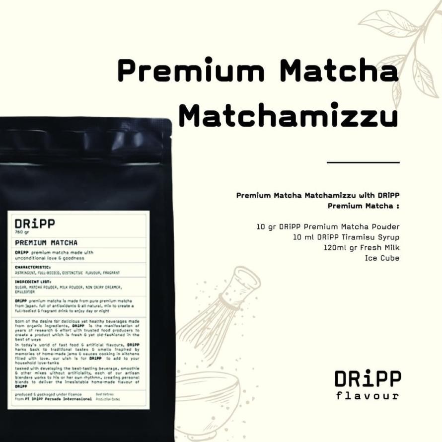 

Dripp Premium Matcha Powder (Bubuk Matcha ) (Baru)