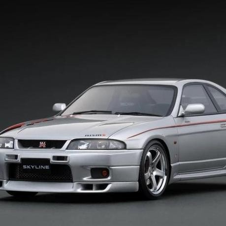 1/18 IGNITION IG MODEL NISSAN SKYLINE R33 GTR VSPEC SILVER