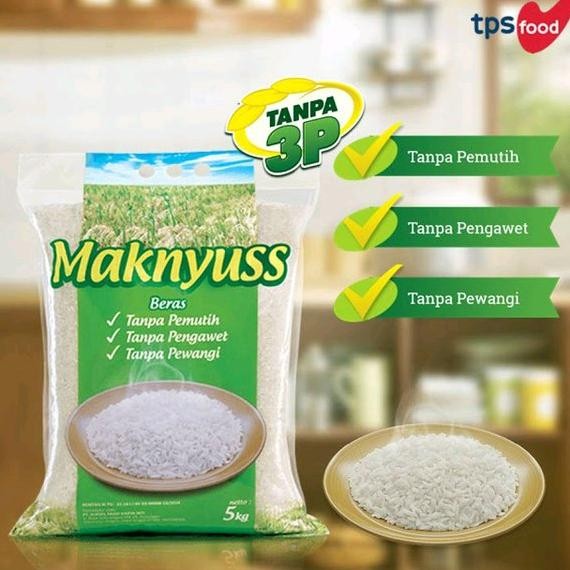 

Beras Premium & Pulen all varian 5kg/Beras Siip/Sovia/Segowangi setra ramos/Maknyuss