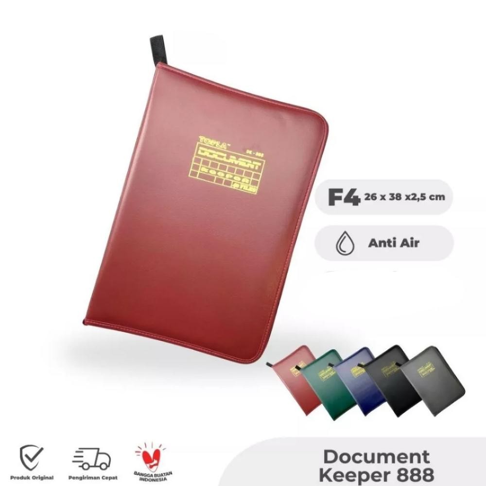 

TERMURAH Map Ijazah Resleting Kulit Anti Air Isi 20 40 60 Lembar F4 - Dokumen Keeper Topla Folio - Document Keeper - Tempat Ijasah Siap kirim
