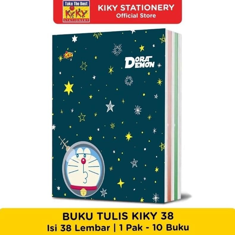 

READY STOCK (1Pack:10Pcs) KIKY Buku Tulis isi 38 LEMBAR Termurah! Best Seller / Buku Tulis Sekolah Kiky Berkualitas isi 38 Lembar 10 Buku / Buku Tulis Kiky Warna isi 10 buku