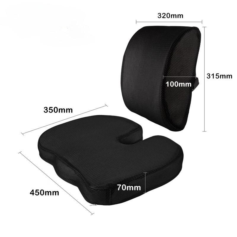 Memory Foam Cushion Bantal Alas Duduk Memory Foam Bantal Kursi Seat Cushion Bantal Penyangga Pinggan