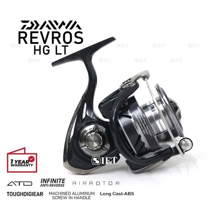 Reel Daiwa Revros Hg Lt [2020] Power Handle | Garansi | 1000 - 6000