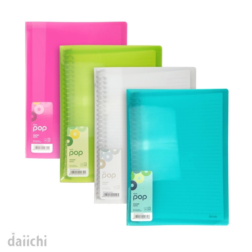 

TERLARIS Daiichi - Binder Note Ring Besi File Buku Binder Isi Kertas Dan Pembatas Dpo Cover Transparan Ukuran A5/B5 Siap kirim