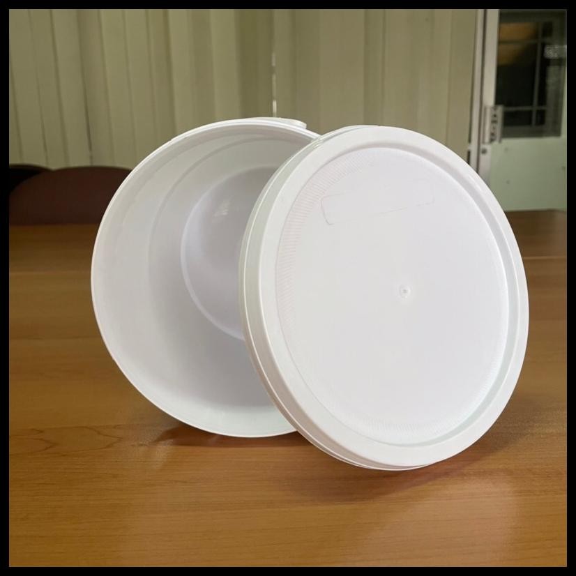 EMBER PLASTIK 4 LITER PAIL 4 LITER (4.5KG) COCOK UNTUK SELAI, CAT DAN PENYIMPANAN MAKANAN (WHITE BLU