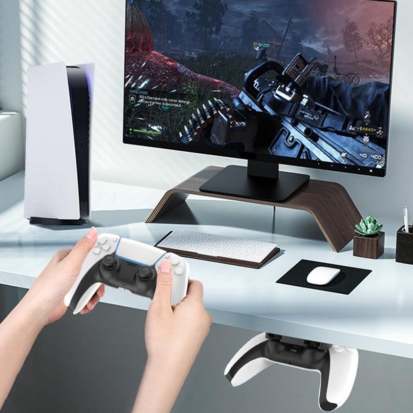 Premium Dudukan Ps4 Ps5 Stick Controller Under the table Meja Stand Hanger Holder Ps4 Ps5 Stand Stik