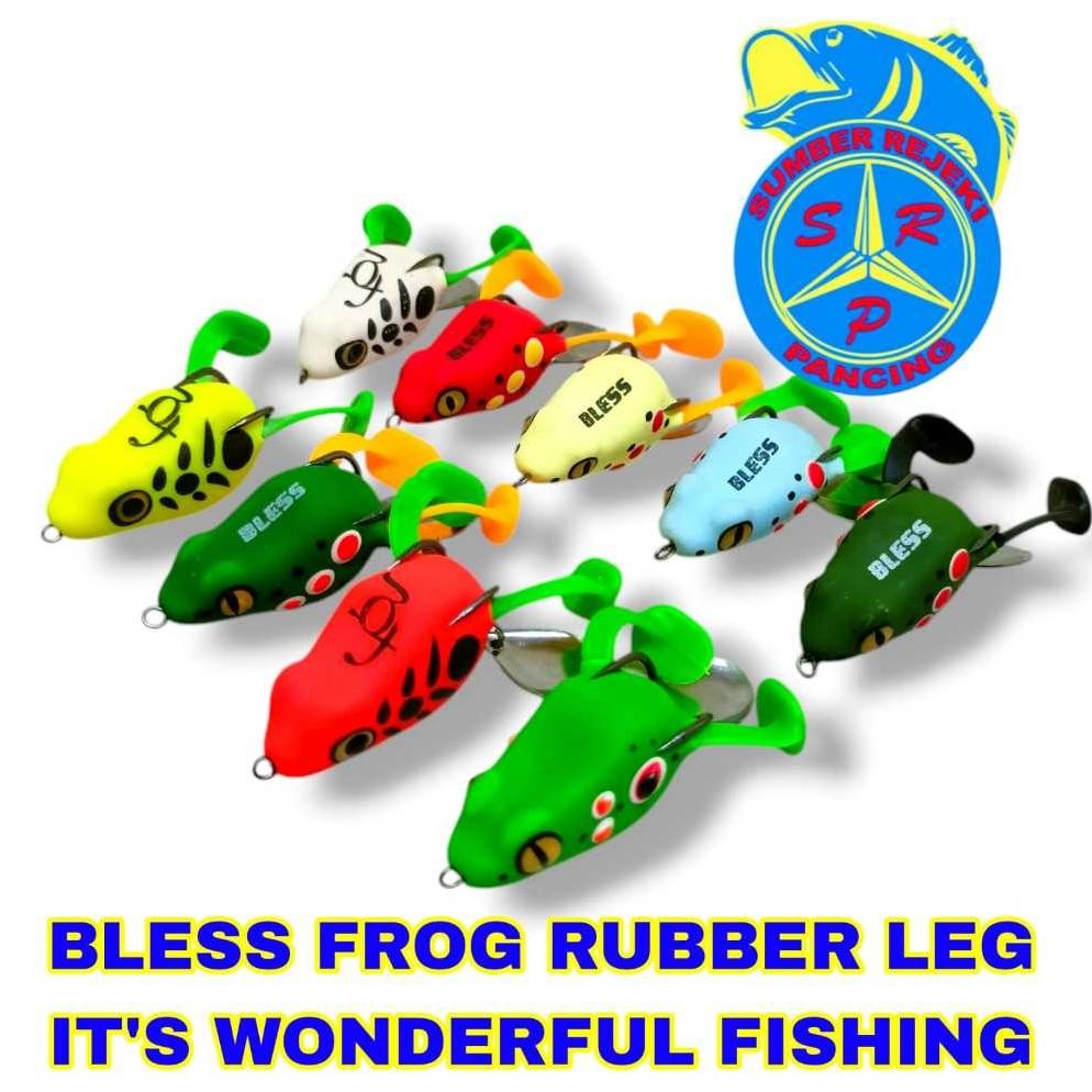 LURE BLESS SOFT FROG FROG RUBBER LEG 4CM