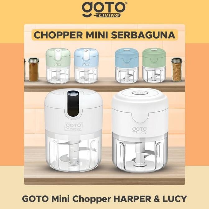 Goto Lucy Harper Mini Chopper Blender Penggiling Bumbu Dapur Portable