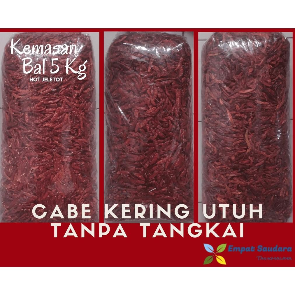 

Cabe Pedas Kering Tanpa Tangkai Kemasan 5 Kg