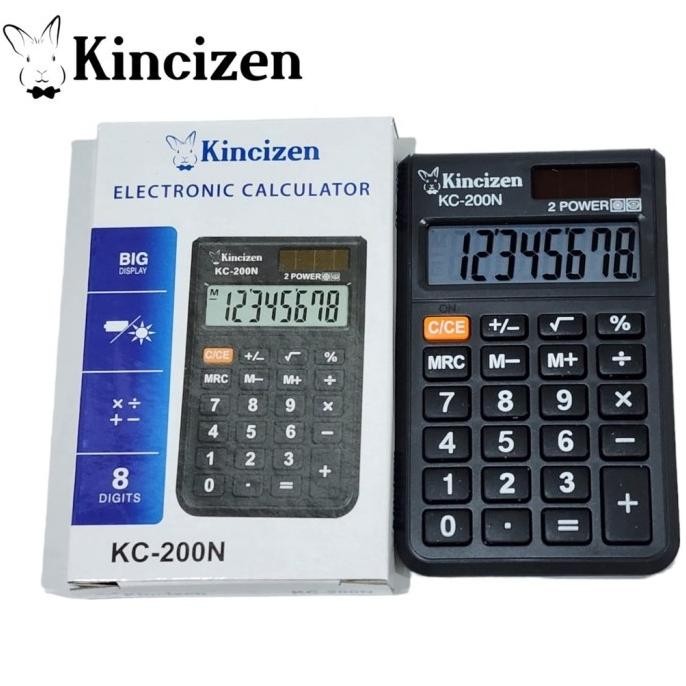 

Rq-56 An85 Kincizen Kc-200N - Kalkulator Saku / Pocket Calculator Kc 200 N Murah