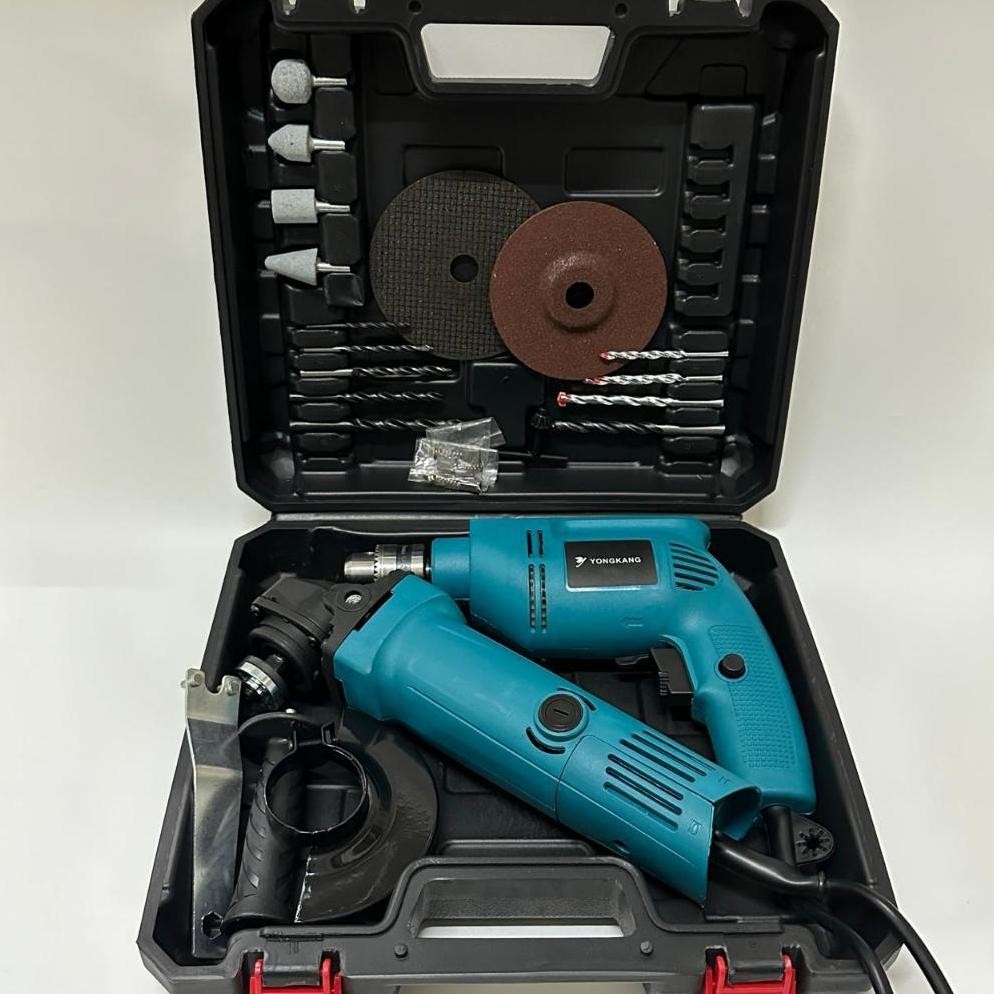 Mailtank SH01-119 Mesin Gerinda Tangan 4inch dan Bor Listrik 1m Set Bor Gerinda