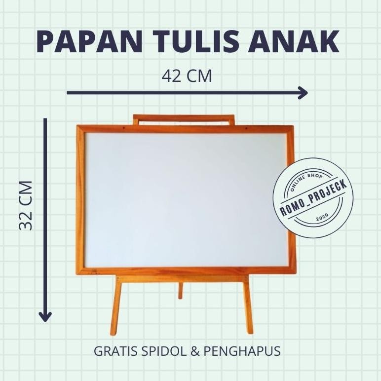 

Papan tulis anak termurah sudah free SEPIDOL + PENGHAPUS + PENYANDANG