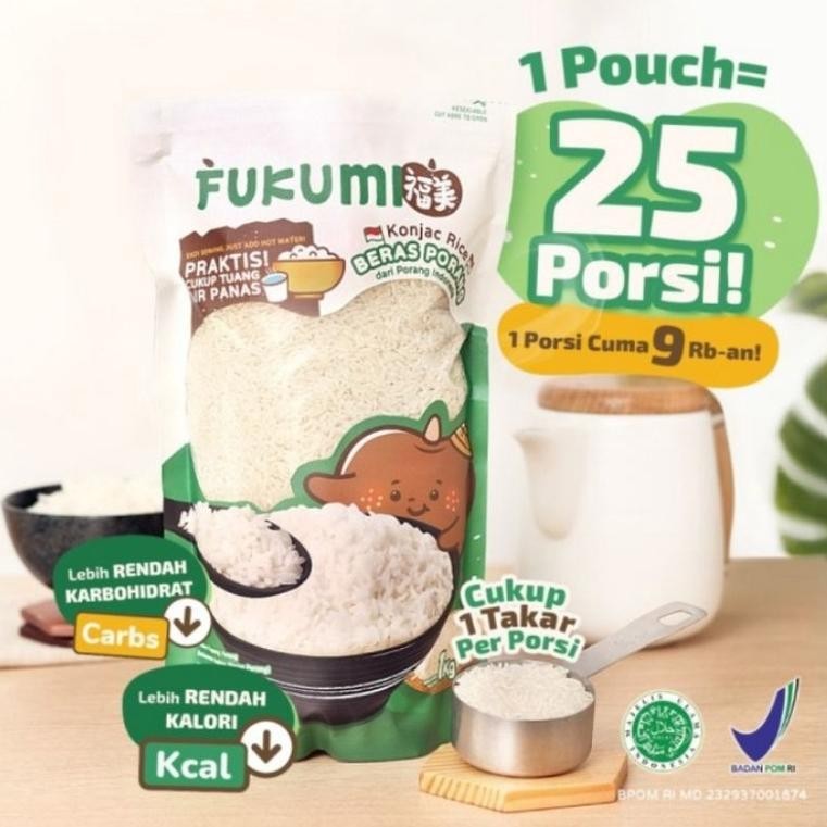 

Fukumi Beras Porang / Beras Shirataki 1 kg
