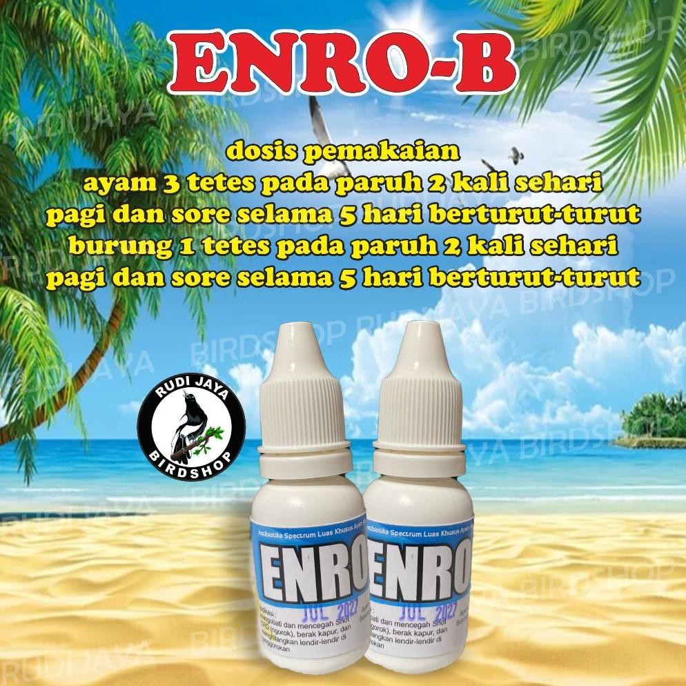 Rt-4 Am67 Enro-B Enro B Drh Jatmiko Obat Antibiotik Burung Ayam Sakit Snot Crd Tenggorokan Serak Ber