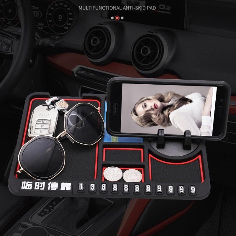 Hp Holder Mat Alas Mobil Dasbor Anti Slip Car Dashboard Mounting Phone Handphone
