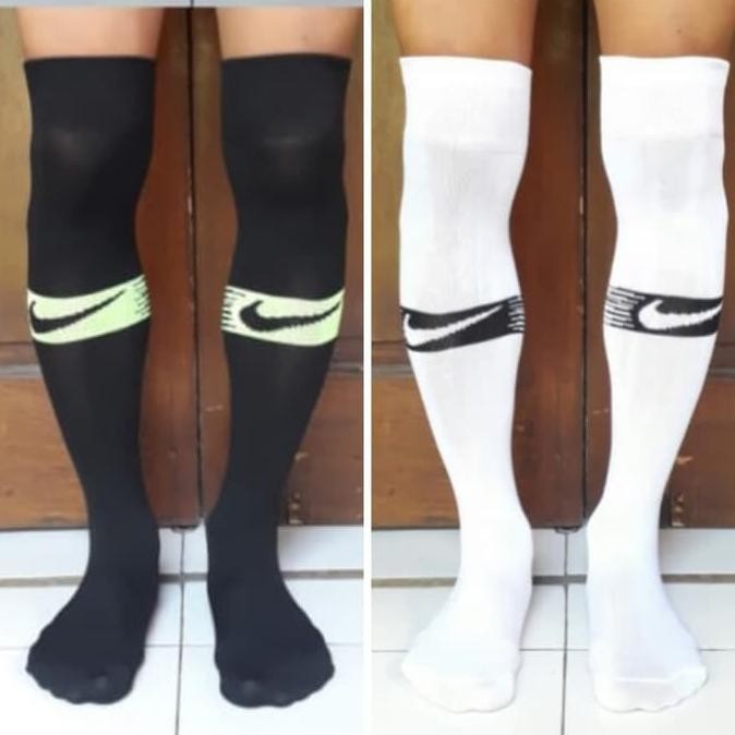 Inovatif Nilon Kaos Kaki Bola Futsal Nike Panjang Putih