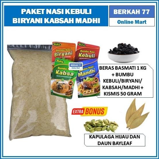 

Paket Kebuli Biryani Kabsah Madhi Lengkap Beras Bumbu