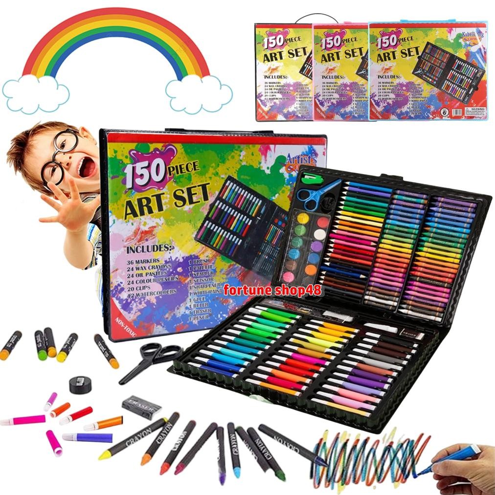 

New - ART SET ANAK 150 PCS SPIDOL CRAYON SET MENGGAMBAR