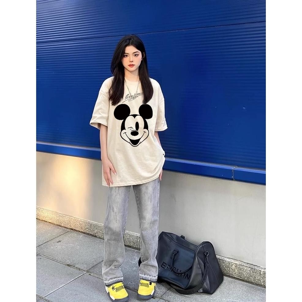 [original] koikoo kaos oversize wanita baju kaos wanita baju kaos wanita kaos mickey mouse wanita | 