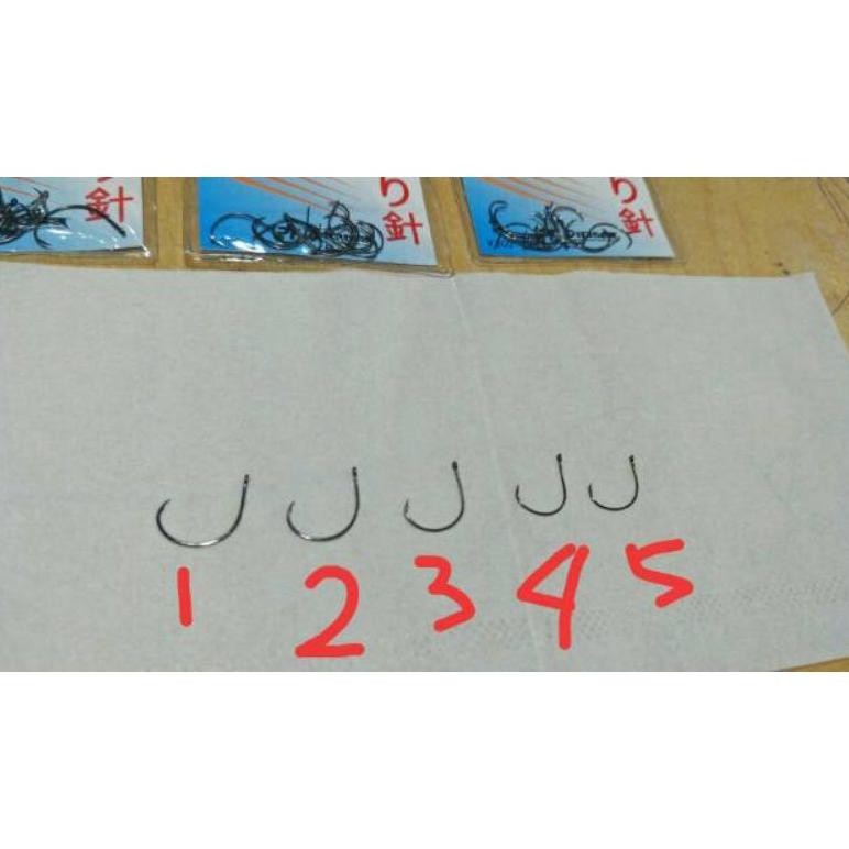 New Mata Kail Pancing Mix Carbon Udang 1045 R (Lubang) 1045 F (Tanpa Lubang) Kailp00009