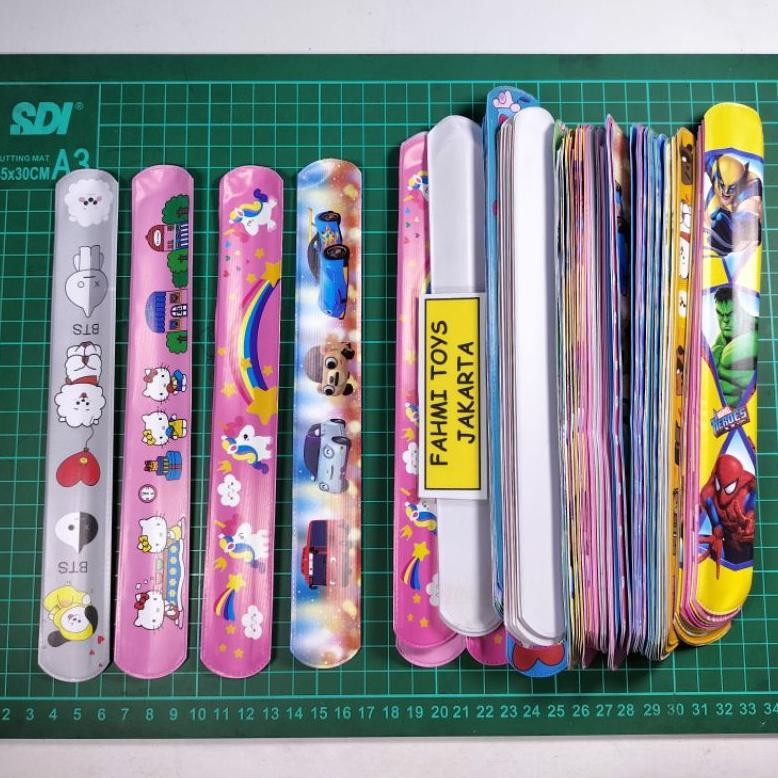 

100 PCS Penggaris Lipat Besar Mainan Penggaris Karakter