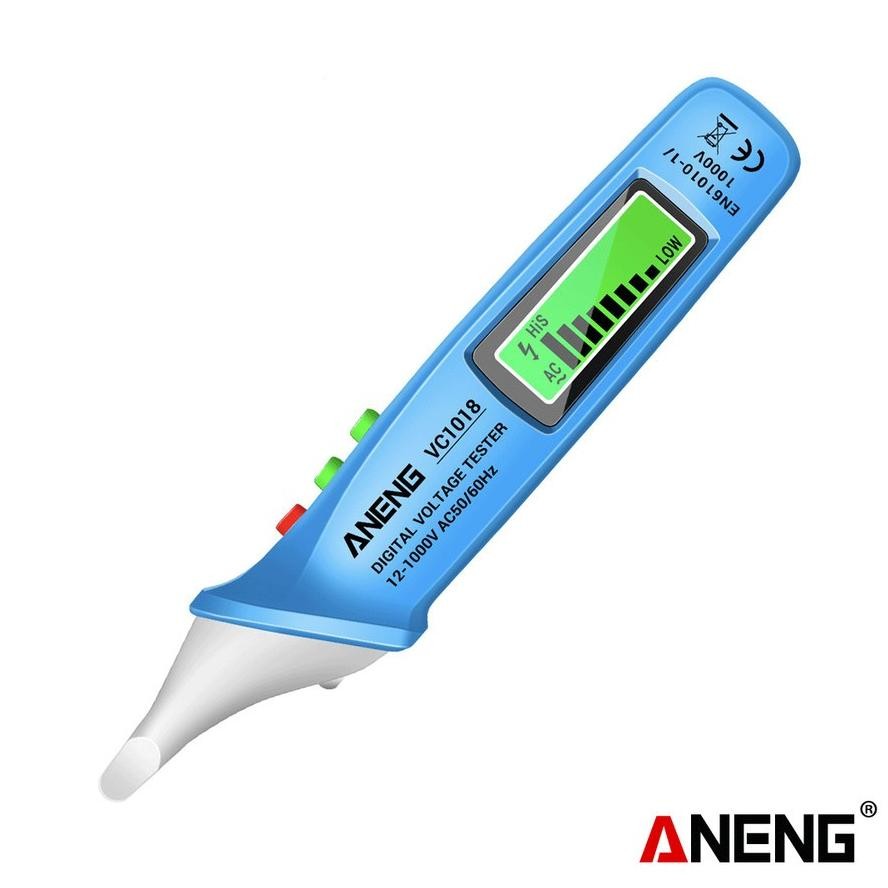 New - Aneng VC1018 Alat Pendeteksi Arus Aliran Listrik Tespen Bunyi Deteksi Kabel Putus Original